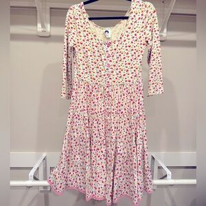 Betsey Johnson Vintage Punk Label Tiered Floral Dress
